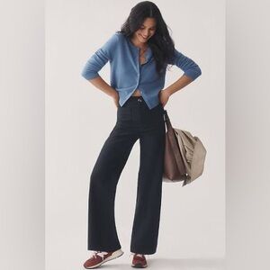 Anthropologie Black Wide Leg Colette Pants
Size 26